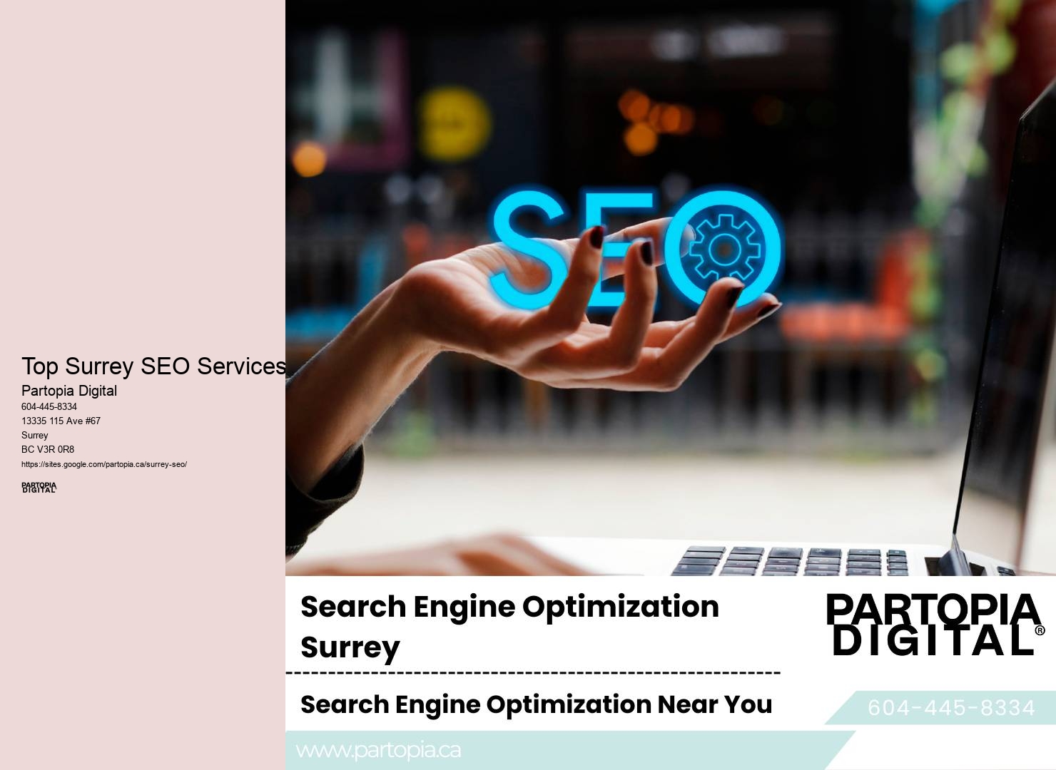 Surrey SEO for multiregional businesses